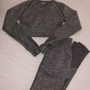 Gray AYBL workout set XS